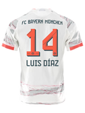 Bayern Munich 2025/26 LUIS DIAZ 14 Away Jersey